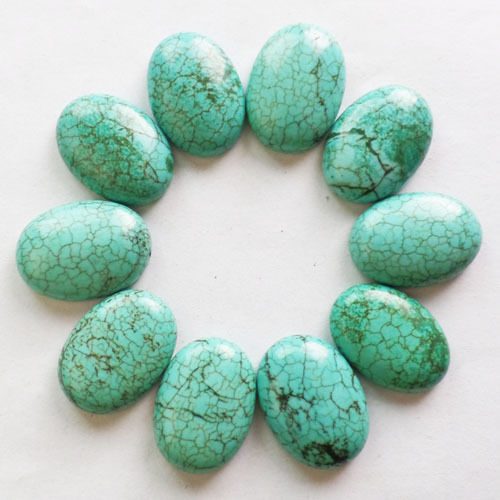 טורקיז לשיבוץ עיצוב אובלי