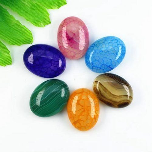 אבן אגט לשיבוץ בגוונים שונים