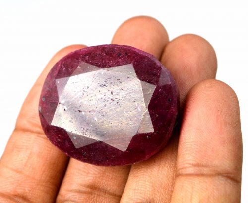 רובי מלוטש לשיבוץ 167 קרט מידות: 13*30*35 מ"מ