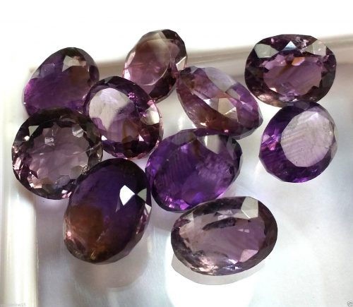 אמטיסט (אחלמה) Amethyst מלוטש לשיבוץ 7 קרט יחידה