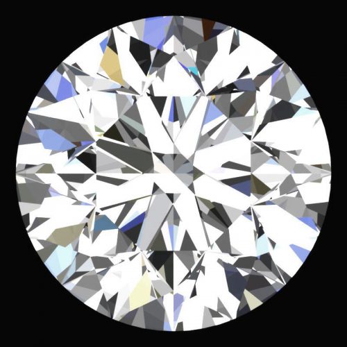 יהלום לבן עגול Natural diamond אפריקה תעודה משקל: 0.031 קרט ניקיון: VVS1-VVS2
