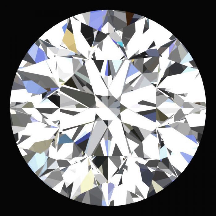 יהלום עגול לבן Natural diamond אפריקה תעודה משקל: 0.033 קרט ניקיון: VVS1-VVS2
