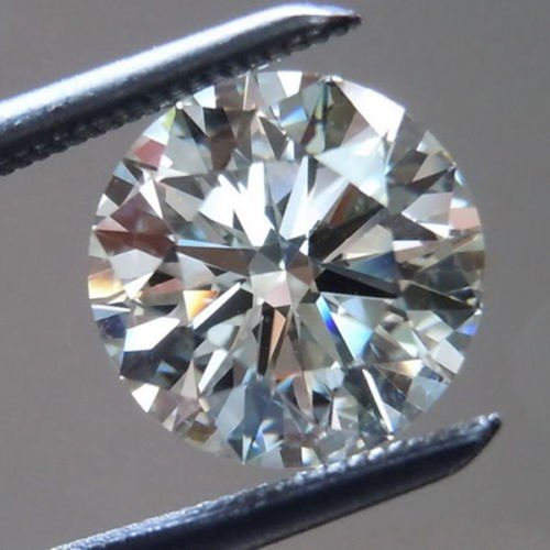 יהלום לבן Natural diamond אפריקה - תעודה משקל: 0.52 קרט ניקיון: SI1-SI2
