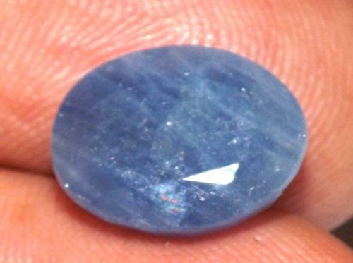 ספיר Sapphire כחול מלוטש לשיבוץ (אפריקה) במשקל: 5.11 קרט