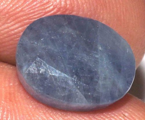 ספיר Sapphire כחול מלוטש לשיבוץ (אפריקה)משקל: 8.05 קרט מידה: 6*10*12 מ"מ