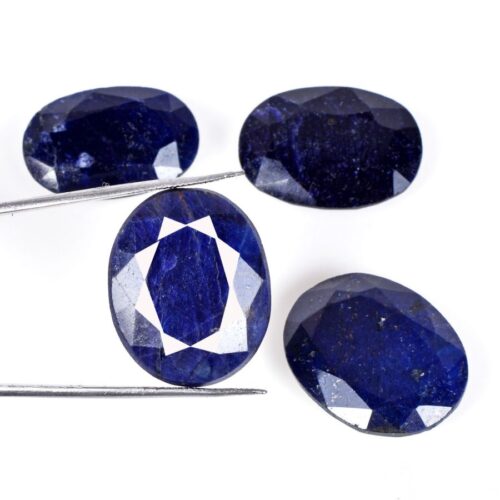 ספיר כחול Sapphire מלוטש לשיבוץ מידה: 23-24 מ"מ במשקל: 30 קרט
